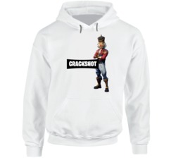 Crackshot Fortnite Skin Video Game Geek Gamer Fan Hoodie Crackshot Fortnite Skin Video Game Geek Gamer Fan Hoodie