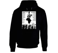 Live Aid Wembley Stadium Jfk Stadium Vintage Concert Poster Hoodie Live Aid Wembley Stadium Jfk Stadium Vintage Concert Poster Hoodie