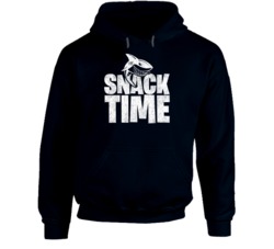 Snack Time Shark Week Funny Cute Tv Fan Hoodie Snack Time Shark Week Funny Cute Tv Fan Hoodie