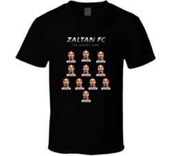 Zaltan Fc The Hungry Lions Football Soccer T Shirt