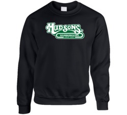 Hudson's Hamburgers Idaho's Most Famous Restaurant Crewneck 
