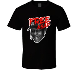 Free Asap Sweden Rapper T Shirt Free Asap Sweden Rapper T Shirt