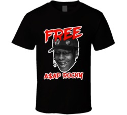 Free Asap Rocky Sweden Rapper T Shirt Free Asap Rocky Sweden Rapper T Shirt