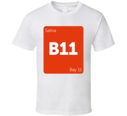 Bay 11 Sativa Strain Weed T Shirt Bay 11 Sativa Strain Weed T Shirt