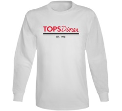 Tops Diner New Jersey's Most Famous Restaurant Long Sleeve Tops Diner New Jersey's Most Famous Restaurant Long Sleeve