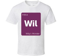 Willy's Wonder Indica Strain Weed T Shirt Willy's Wonder Indica Strain Weed T Shirt