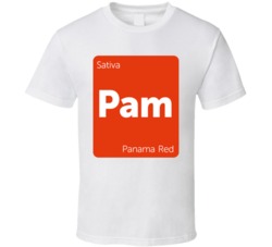 Panama Red Sativa Strain Weed T Shirt Panama Red Sativa Strain Weed T Shirt