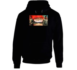Narco Mexico Netflix Distressed Look Poster Fan Hoodie Narco Mexico Netflix Distressed Look Poster Fan Hoodie