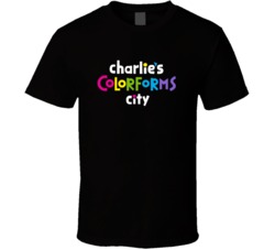 Charlie's Colorforms City Netflix Original Series Fan T Shirt Charlie's Colorforms City Netflix Original Series Fan T Shirt