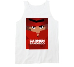 Carmen Sandiego Netflix Original Series Fan Womens Tanktop