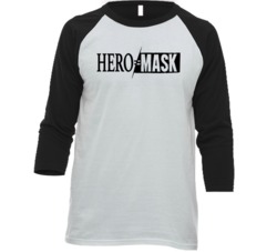 Hero Mask Netflix Original Series Fan Raglan T Shirt Hero Mask Netflix Original Series Fan Raglan T Shirt