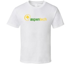 Aspen Technology Nasdaq Company Logo Employee Fan T Shirt