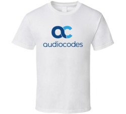 Audiocodes Ltd Nasdaq Company Logo Employee Fan T Shirt