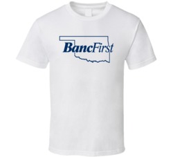 Bancfirst Corporation Bank Nasdaq Company Logo Employee Fan T Shirt
