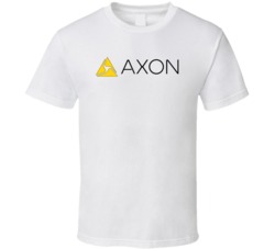 Axon Enterprise Nasdaq Company Logo Employee Fan T Shirt Axon Enterprise Nasdaq Company Logo Employee Fan T Shirt