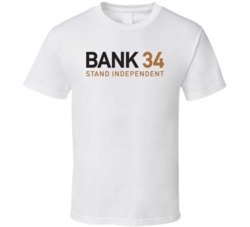 Bancorp 34 Bank Nasdaq Company Logo Employee Fan T Shirt