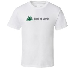 Bank Of Marin Bancorp Nasdaq Company Logo Employee Fan T Shirt