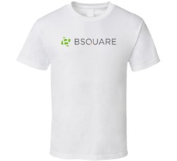 Bsquare Corporation Nasdaq Company Logo Employee Fan T Shirt