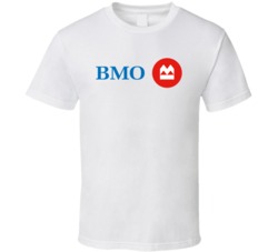 Bank Of Montreal Bmo Nasdaq Company Logo Employee Fan T Shirt