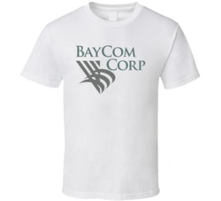 Baycom Corp Nasdaq Company Logo Employee Fan T Shirt Baycom Corp Nasdaq Company Logo Employee Fan T Shirt