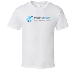 Brainstorm Cell Therapeutics Nasdaq Company Logo Employee Fan T Shirt Brainstorm Cell Therapeutics Nasdaq Company Logo Employee Fan T Shirt