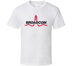 Broadcom Inc Nasdaq Company Logo Employee Fan T Shirt Broadcom Inc Nasdaq Company Logo Employee Fan T Shirt