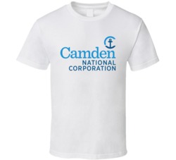 Camden National Corporation Nasdaq Company Logo Employee Fan T Shirt Camden National Corporation Nasdaq Company Logo Employee Fan T Shirt