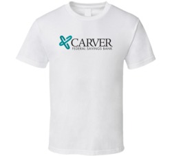 Carver Bancorp Nasdaq Company Logo Employee Fan T Shirt Carver Bancorp Nasdaq Company Logo Employee Fan T Shirt
