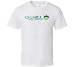 Chemical Financial Corporation Nasdaq Company Logo Employee Fan T Shir Chemical Financial Corporation Nasdaq Company Logo Employee Fan T Shir