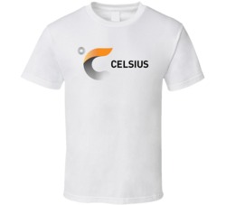 Celsius Holdings Nasdaq Company Logo Employee Fan T Shirt Celsius Holdings Nasdaq Company Logo Employee Fan T Shirt