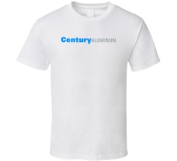 Century Aluminum Company Nasdaq Company Logo Employee Fan T Shirt Century Aluminum Company Nasdaq Company Logo Employee Fan T Shirt