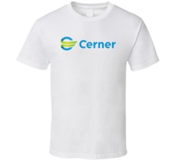 Cerner Corporation Nasdaq Company Logo Employee Fan T Shirt Cerner Corporation Nasdaq Company Logo Employee Fan T Shirt