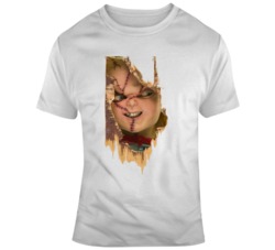 Child's Play Chucky Horror Cult Movie White T Shirt Child's Play Chucky Horror Cult Movie White T Shirt