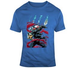 Black Manta Super Villain Comic Book Aquaman T Shirt