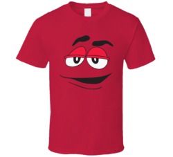 Red Mm Candy Chocolate T Shirt