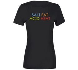 Salt Fat Acid Heat Netflix Television Series Fan Premium Ladies T Shi Salt Fat Acid Heat Netflix Television Series Fan Premium Ladies T Shi