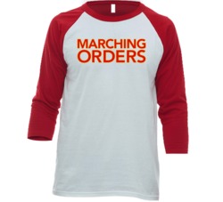 Marching Orders Netflix Television Series Fan Raglan T Shirt Marching Orders Netflix Television Series Fan Raglan T Shirt