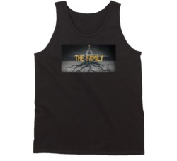 The Family Netflix Television Series Distressed Look Fan Tanktop The Family Netflix Television Series Distressed Look Fan Tanktop