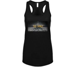 The Family Netflix Television Series Distressed Look Fan Womens Tankto The Family Netflix Television Series Distressed Look Fan Womens Tankto