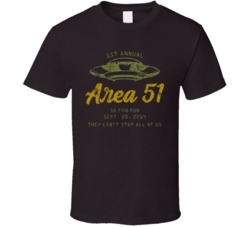 1st Annual Area 51 5k Fun Run T Shirt 1st Annual Area 51 5k Fun Run T Shirt