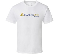 Harborone Bancorp Inc Nasdaq Company Logo Employee Fan T Shirt Harborone Bancorp Inc Nasdaq Company Logo Employee Fan T Shirt