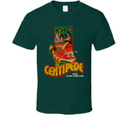 Atari Centipede 1982 Videogame T Shirt Atari Centipede 1982 Videogame T Shirt