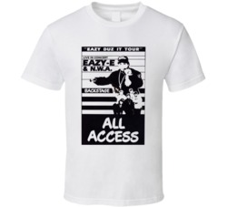 Original Eazy-e Nwa Concert Tour Authentic Rap Hip Hop 1980s T Shirt Original Eazy-e Nwa Concert Tour Authentic Rap Hip Hop 1980s T Shirt