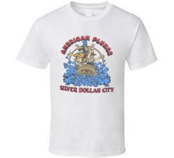 American Plunge Silver Dollar City Vintage T Shirt American Plunge Silver Dollar City Vintage T Shirt