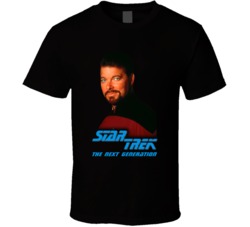 1994 Star Trek Next Generations Commander William Riker T Shirt
