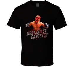 Nate Diaz West Coast Gangster Blood Mma T Shirt Nate Diaz West Coast Gangster Blood Mma T Shirt