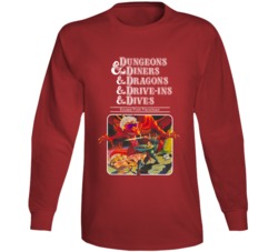 Dungeons Diners Dragons Drive Ins Dives Funny T Shirt Dungeons Diners Dragons Drive Ins Dives Funny T Shirt