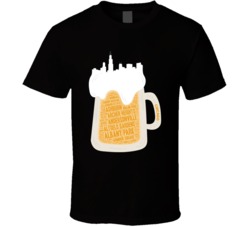 Chicago Illinois Neighborhoods Beer Typography T Shirt Chicago Illinois Neighborhoods Beer Typography T Shirt
