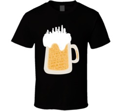 Los Angeles California Neighborhoods Beer Typography T Shirt Los Angeles California Neighborhoods Beer Typography T Shirt