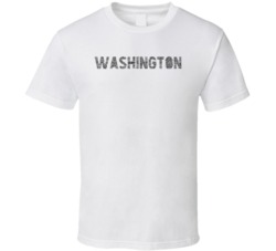 Washington Neighborhoods Typography City T Shirt Washington Neighborhoods Typography City T Shirt